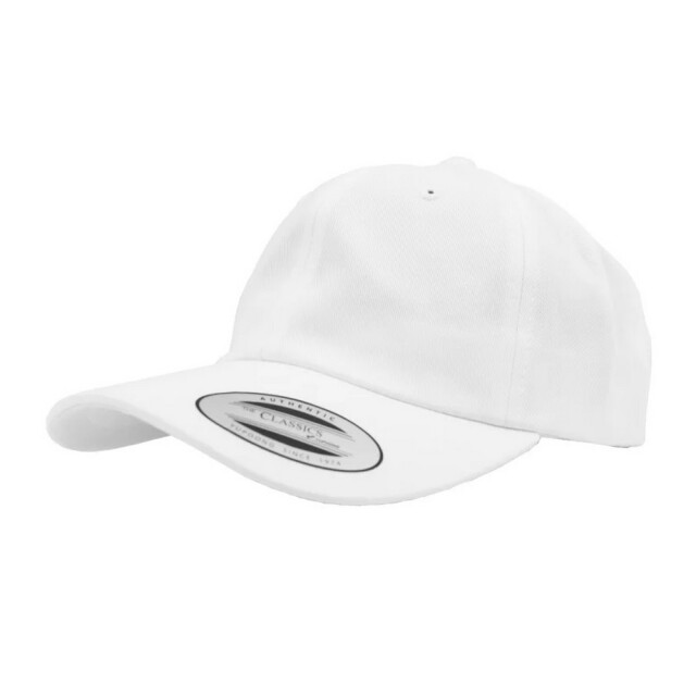 Flexfit Kinder/kids katoen twill laag profiel baseball cap UTTN1686_white large