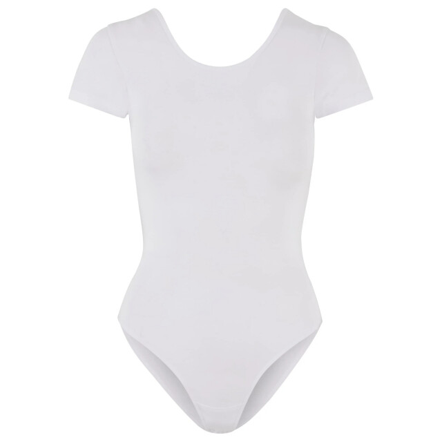 Urban Classics Dames stretch jersey organic bodysuit (set van 2) UTTN1593_whitewhitesand large