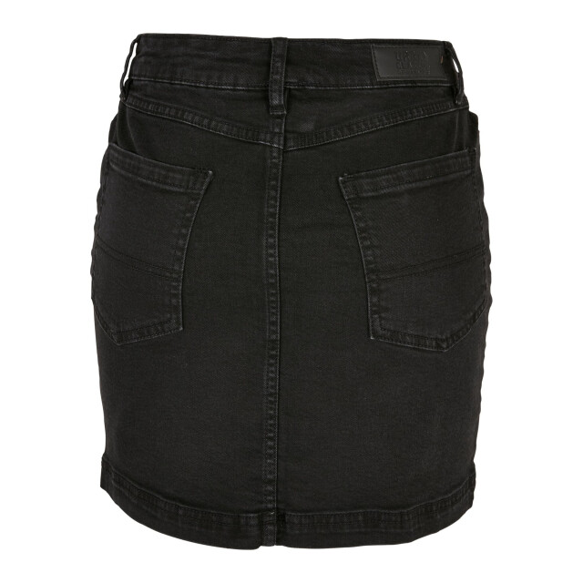 Urban Classics Dames denim organic minirok UTTN1682_blackwash large