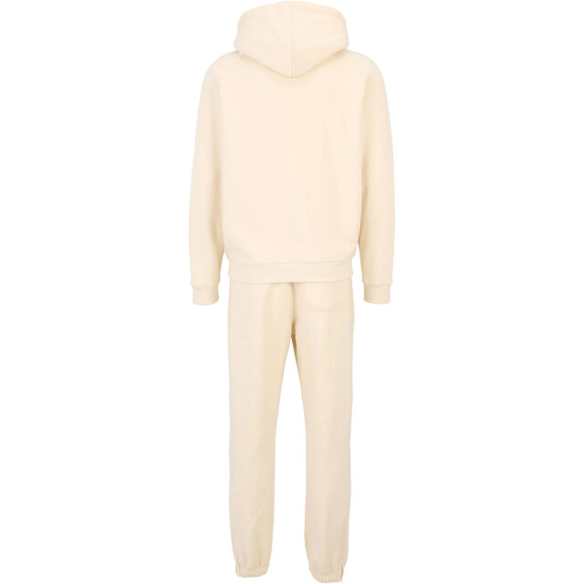 Urban Classics Uniseks effen trainingspak voor volwassenen UTTN135_whitesand large