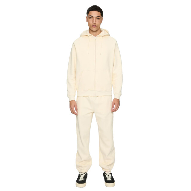 Urban Classics Uniseks effen trainingspak voor volwassenen UTTN135_whitesand large
