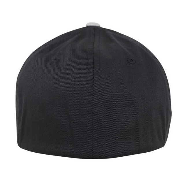 Flexfit Tweekleurige wooly combed baseball cap UTTN1361_blacksilver large