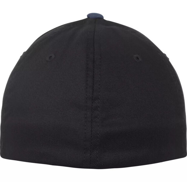 Flexfit Tweekleurige wooly combed baseball cap UTTN1361_blacknavy large