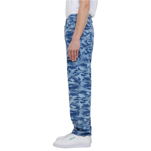 Urban Classics Heren laser camo jeans UTTN1370_blue large