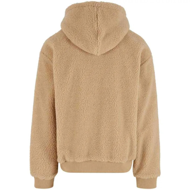 Urban Classics Heren teddy fleece oversized hoodie UTTN1379_unionbeige large