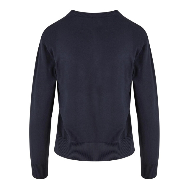 Urban Classics Dames gebreid sweatshirt met ronde hals UTTN1380_navy large