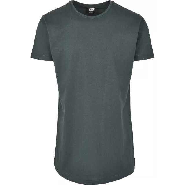 Urban Classics Lang t-shirt in de vorm voor heren UTTN1387_bottlegreen large