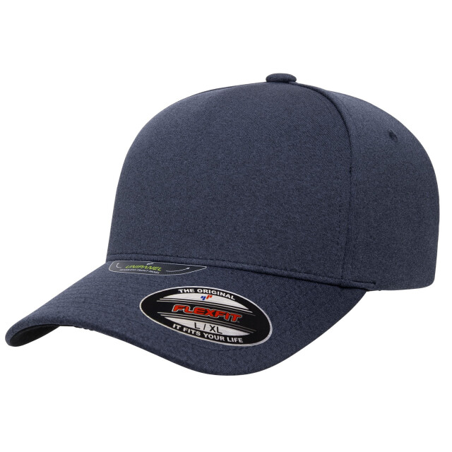 Flexfit Gemêleerd unipanel baseballpet UTTN1424_navy large