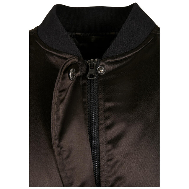 Urban Classics Dames satijnen oversized bomberjack UTTN1439_black large