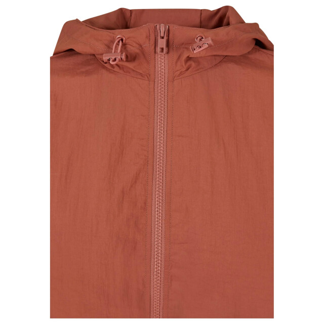 Urban Classics Dames 3 tone crinkle kort jasje UTTN1444_terracottawhitesandduskrose large