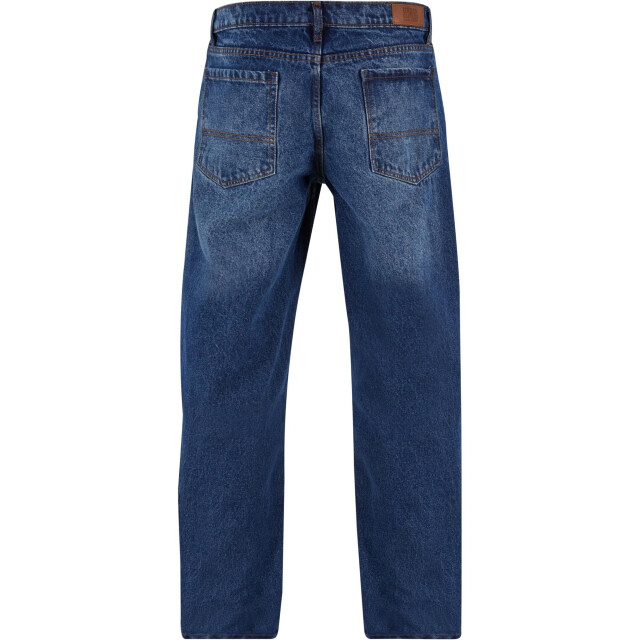 Urban Classics Rechte jeans met rits voor heren UTTN1587_newmidbluewashed large