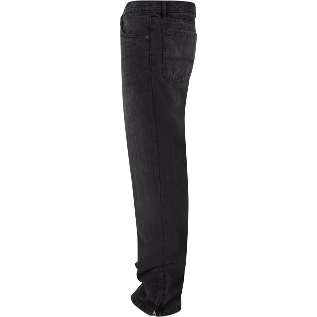 Urban Classics Rechte jeans met rits voor heren UTTN1587_blackwash large
