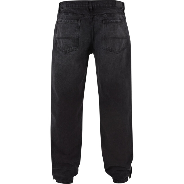 Urban Classics Rechte jeans met rits voor heren UTTN1587_blackwash large