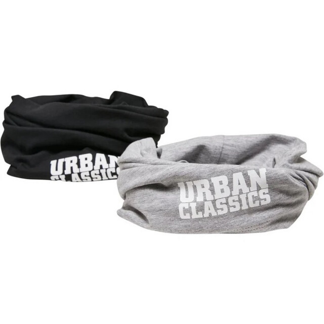 Urban Classics Nekbuis met logo voor kinderen (set van 2) UTTN1671_blackheathergrey large
