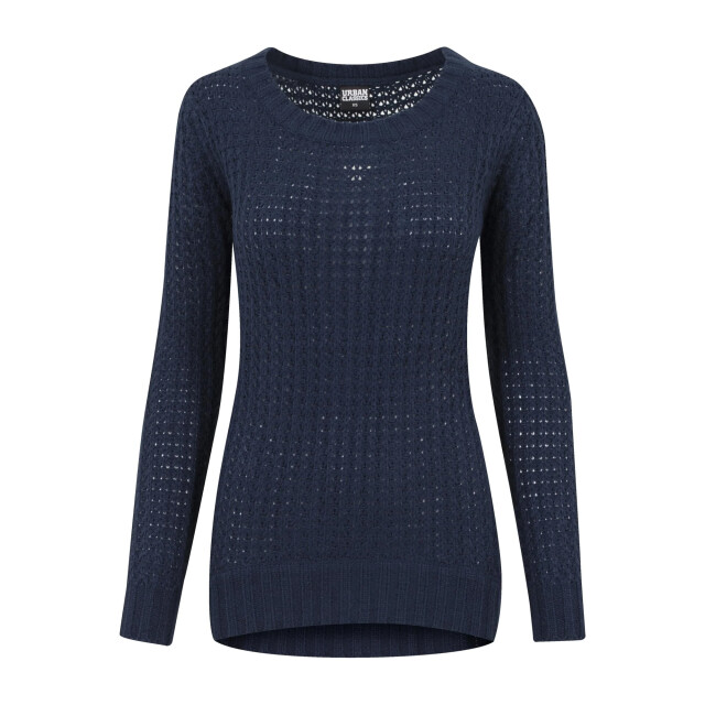 Urban Classics Dames wijde hals lange jumpsuit UTTN178_navy large