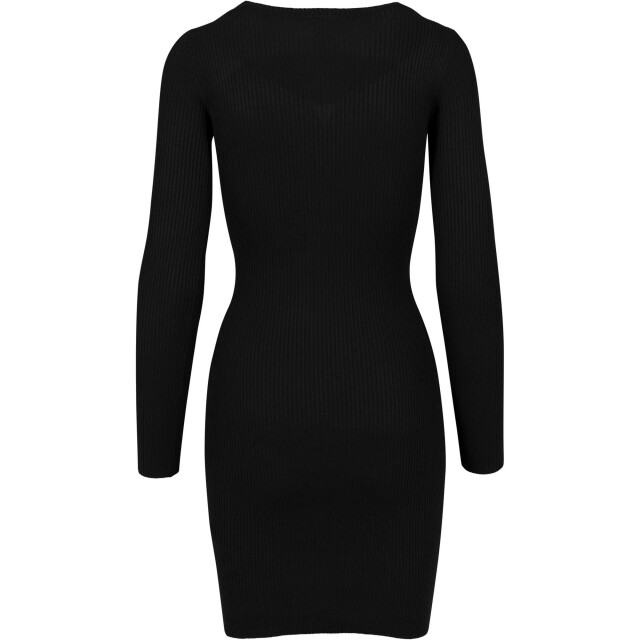Urban Classics Dames uitgesneden jurk UTTN133_black large