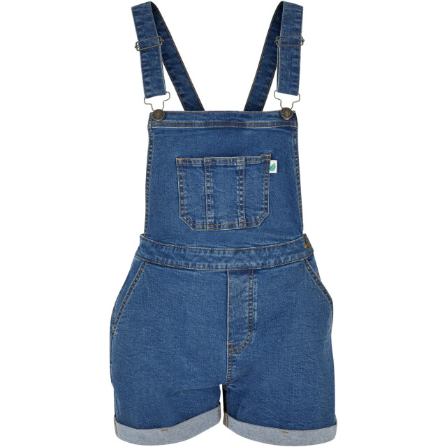 Urban Classics Korte biologische tuinbroek dames UTTN1340_clearbluewashed large