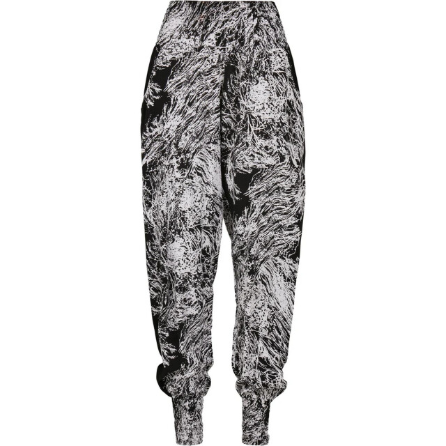 Urban Classics Dames sarong broek UTTN1583_blackwhite large