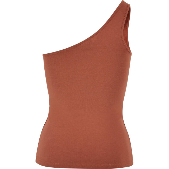 Urban Classics Dames asymmetrische top UTTN1581_terracotta large