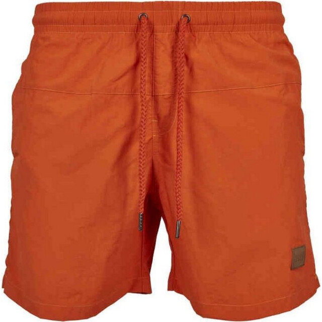 Urban Classics Heren blok zwemshorts UTTN159_orangerust large