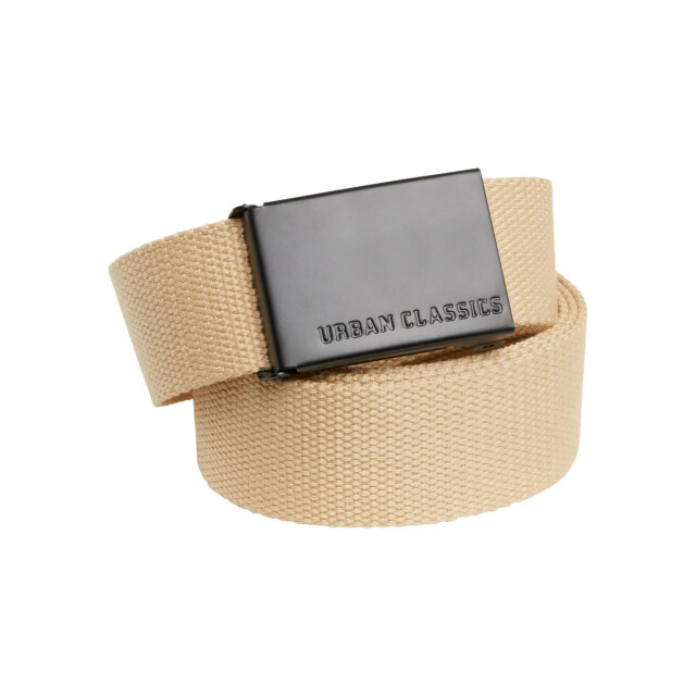 Urban Classics Canvas heren riem UTTN174_beigeblack large