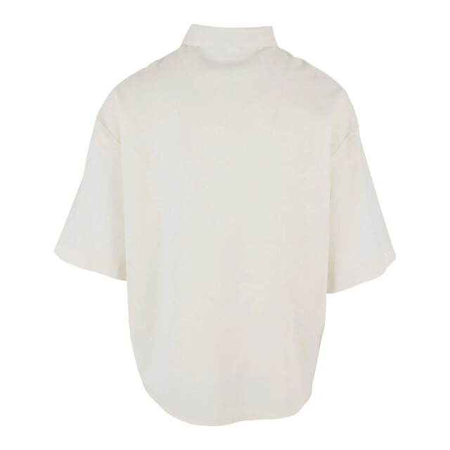 Urban Classics Heren boxy overhemd van katoenmix UTTN1573_whitesand large