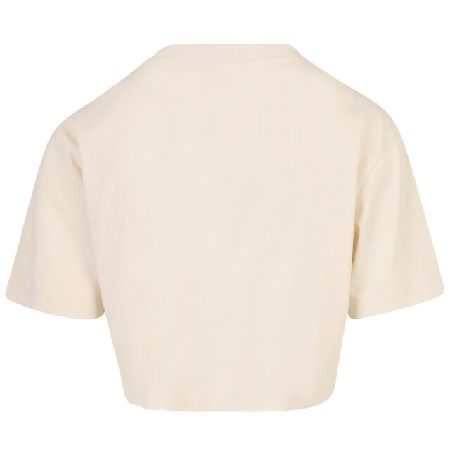 Urban Classics Dames kort oversized gewaad t-shirt UTTN1578_whitesand large