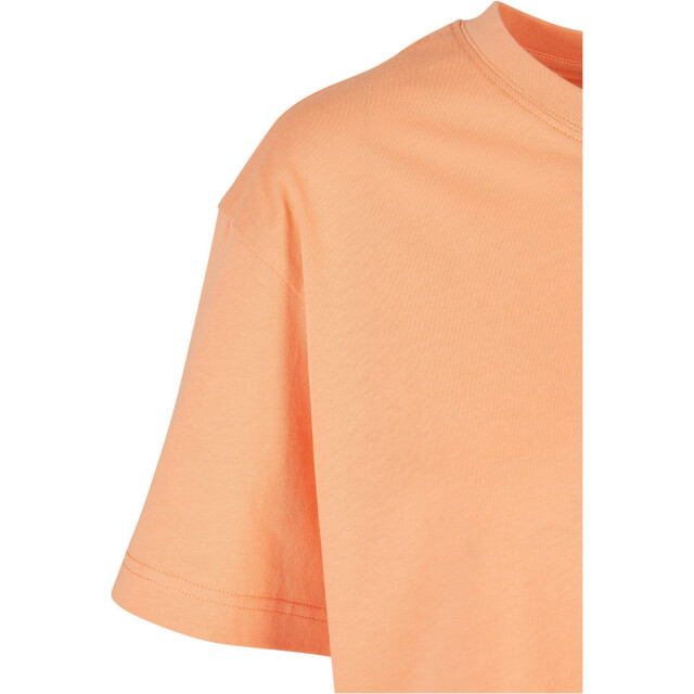 Urban Classics Dames kort oversized gewaad t-shirt UTTN1578_papaya large