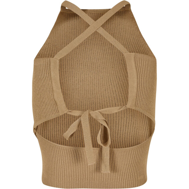 Urban Classics Dames ribgebreide top met kruisrug UTTN1579_unionbeige large