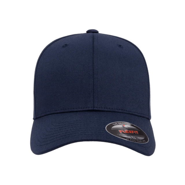 Flexfit Kleuter wollig gekamde baseballpet UTTN1576_navy large