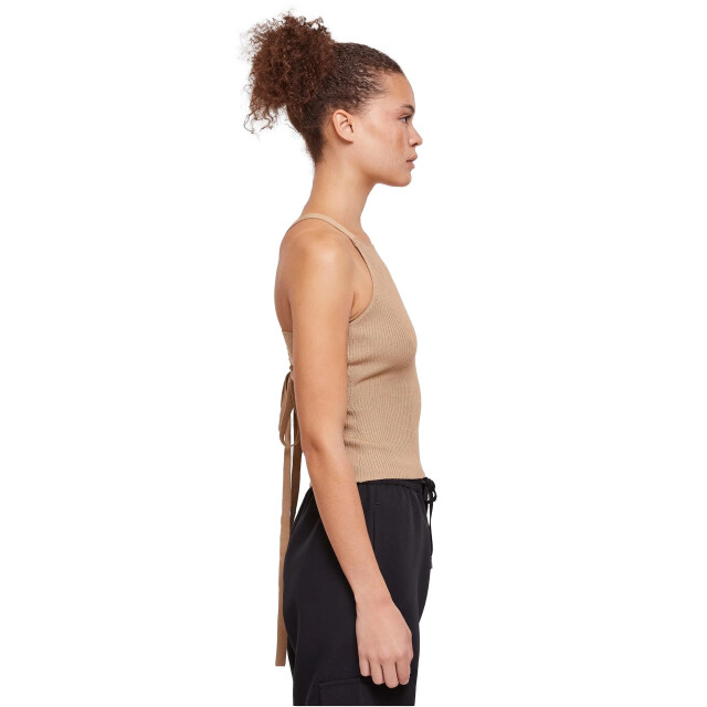 Urban Classics Dames ribgebreide top met kruisrug UTTN1579_unionbeige large