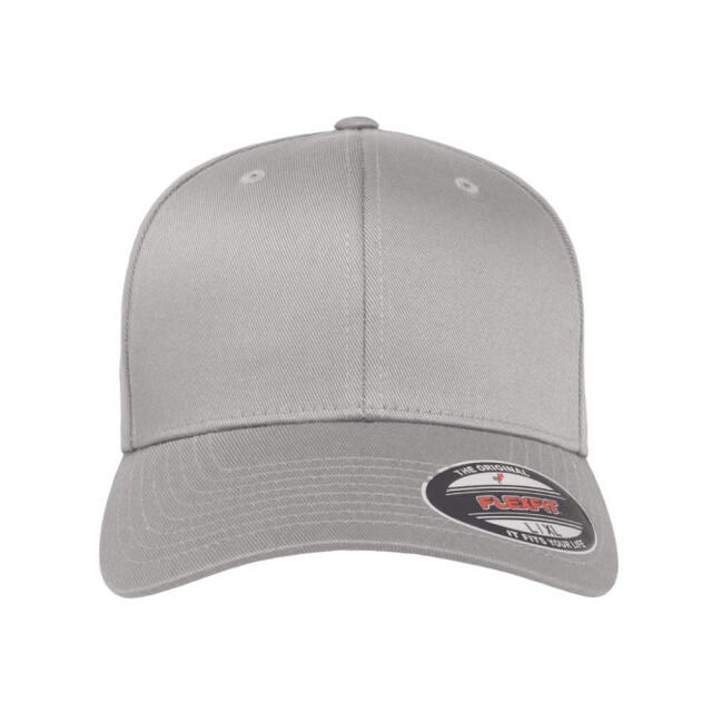 Flexfit Kinder/kinder wooly combed baseball cap UTTN1137_grey large