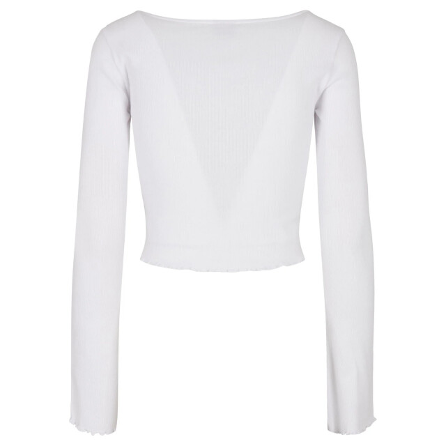 Urban Classics Dames ribbed cropped vest UTTN1577_white large