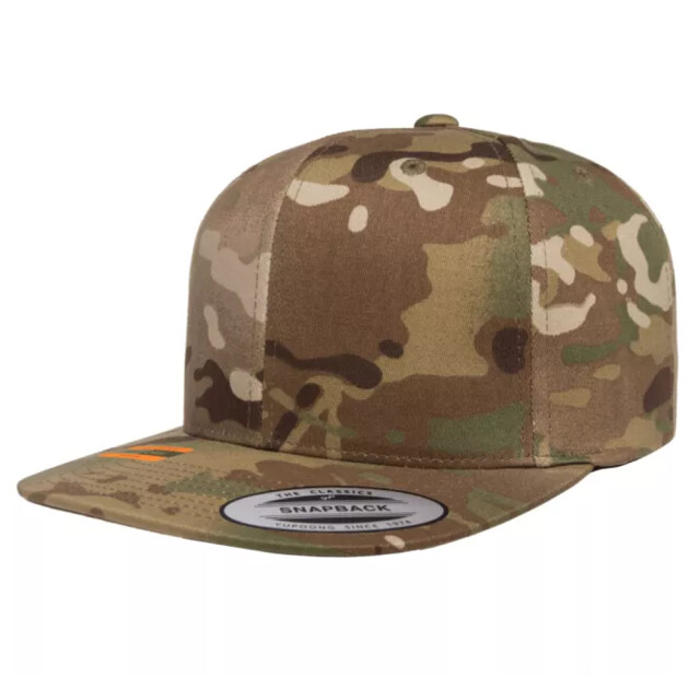 Flexfit Klassieke camo snapback cap UTTN1624_khakigreen large