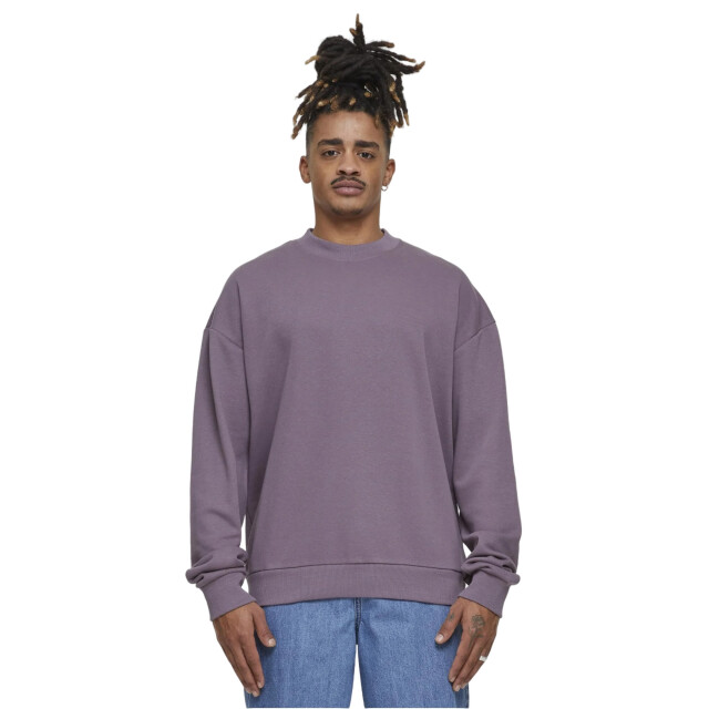 Urban Classics Heren badstof lichtgewicht sweatshirt UTTN1329_fadedpurple large