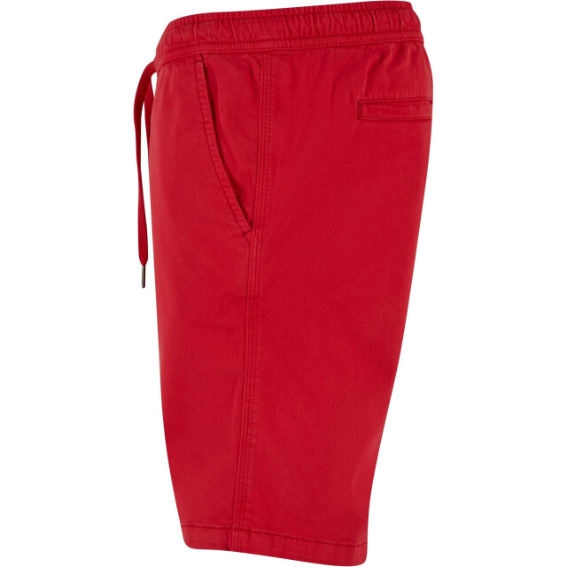 Urban Classics Heren twill stretch sweat shorts UTTN156_cityred large