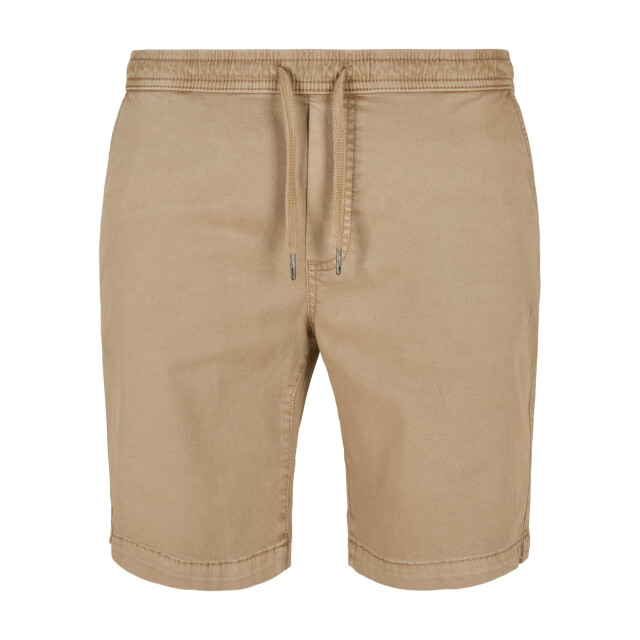 Urban Classics Heren twill stretch sweat shorts UTTN156_unionbeige large