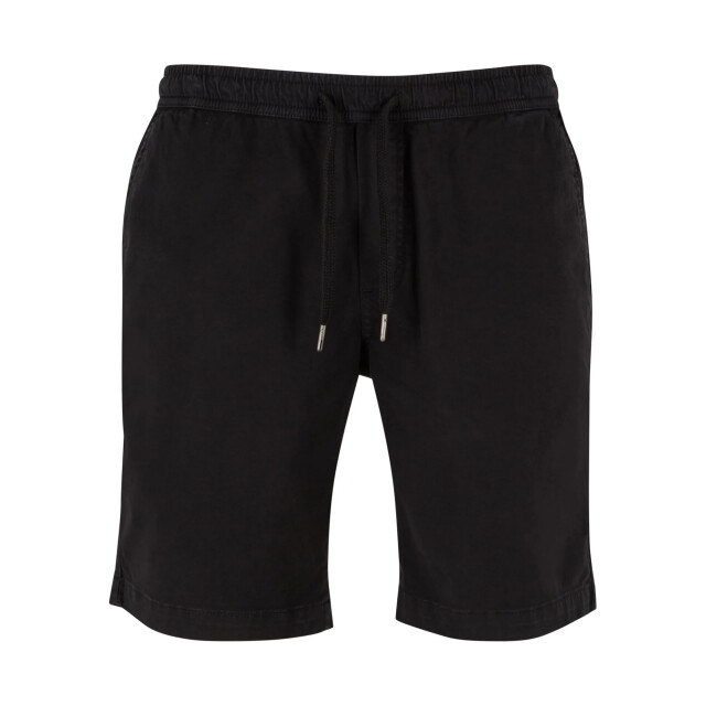 Urban Classics Heren twill stretch sweat shorts UTTN156_black large