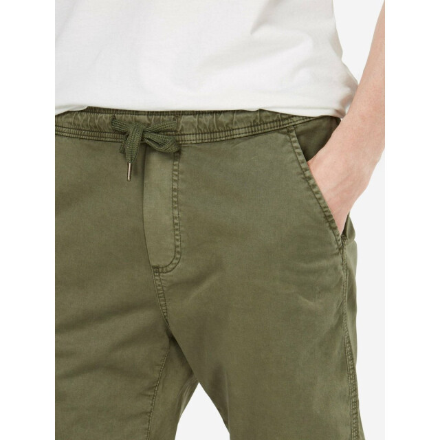 Urban Classics Heren twill stretch sweat shorts UTTN156_olive large