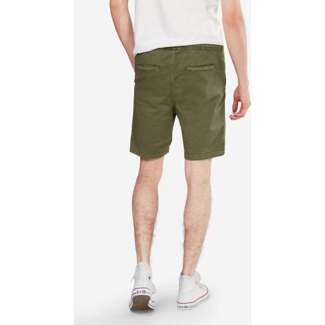Urban Classics Heren twill stretch sweat shorts UTTN156_olive large