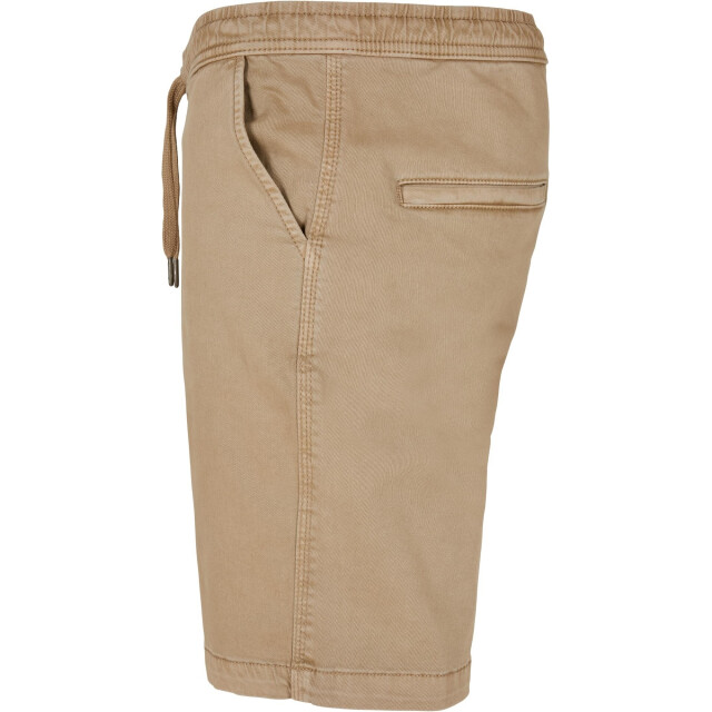 Urban Classics Heren twill stretch sweat shorts UTTN156_unionbeige large