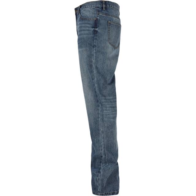 Urban Classics Heren faded flared jeans UTTN1572_sanddestroyedwashed large Urban Classics Heren faded flared jeans UTTN1572_sanddestroyedwashed large