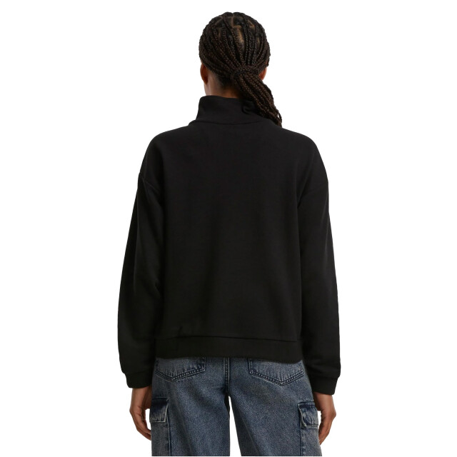 Urban Classics Dames terrycloth lichtgewicht sweatshirt UTTN1315_black large
