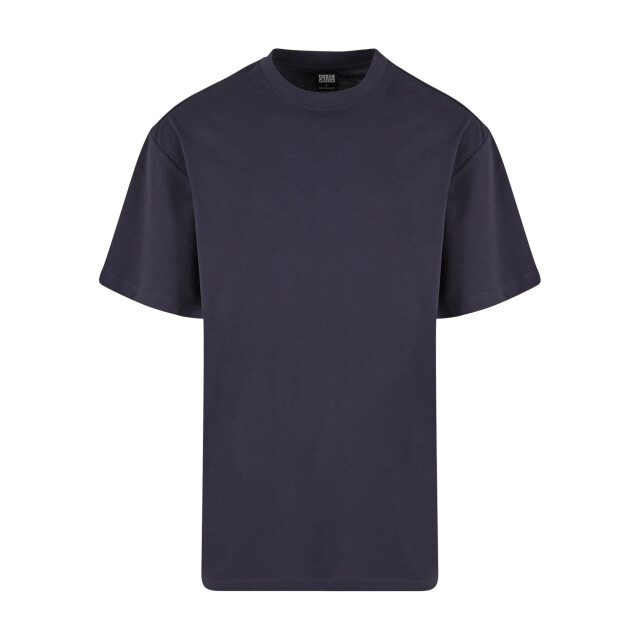 Urban Classics Heren signature logo tall t-shirt UTTN1320_navy large