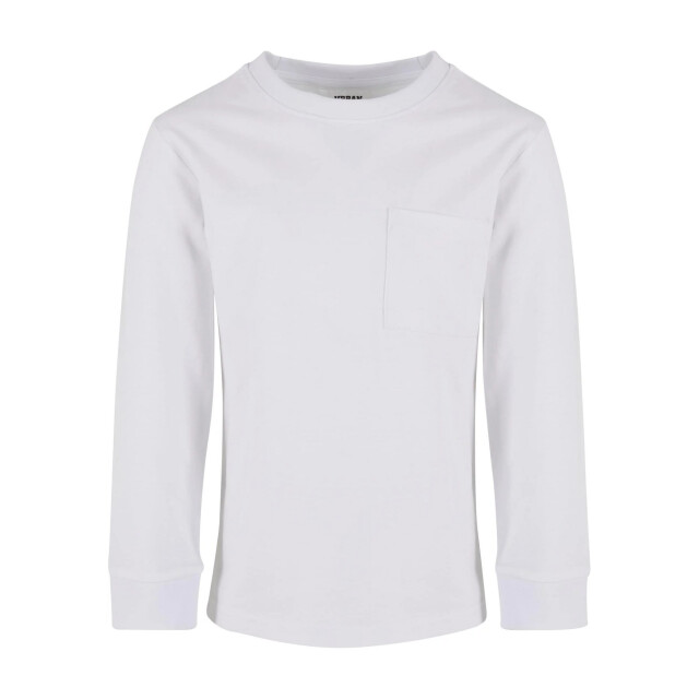 Urban Classics Jongens zwaargewicht pocket oversized t-shirt met lange mouwen UTTN1564_white large