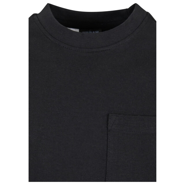 Urban Classics Jongens zwaargewicht pocket oversized t-shirt met lange mouwen UTTN1564_black large