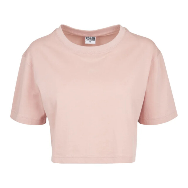 Urban Classics Dames kort oversized t-shirt (set van 2) UTTN1566_blacklightrose large