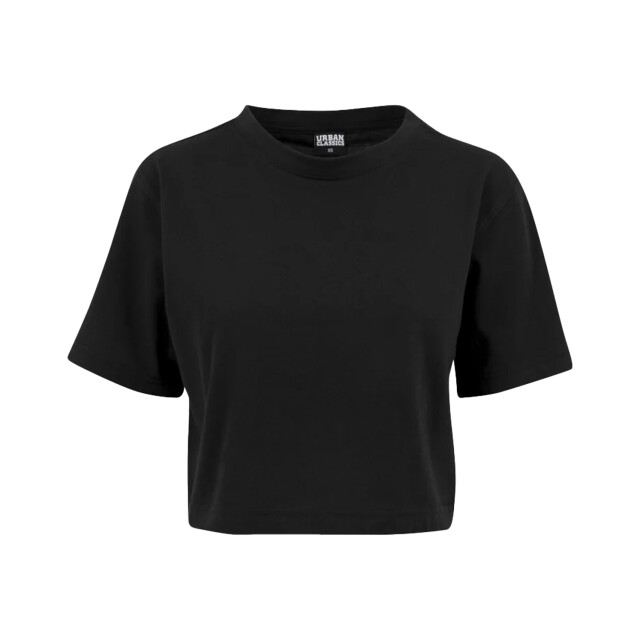 Urban Classics Dames kort oversized t-shirt (set van 2) UTTN1566_blacklightrose large