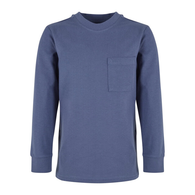 Urban Classics Jongens zwaargewicht pocket oversized t-shirt met lange mouwen UTTN1564_vintageblue large