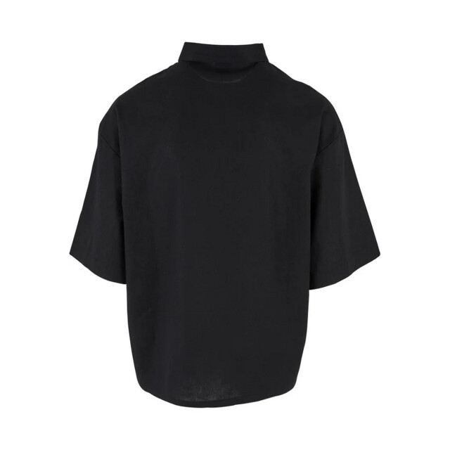 Urban Classics Heren boxy overhemd van katoenmix UTTN1573_black large